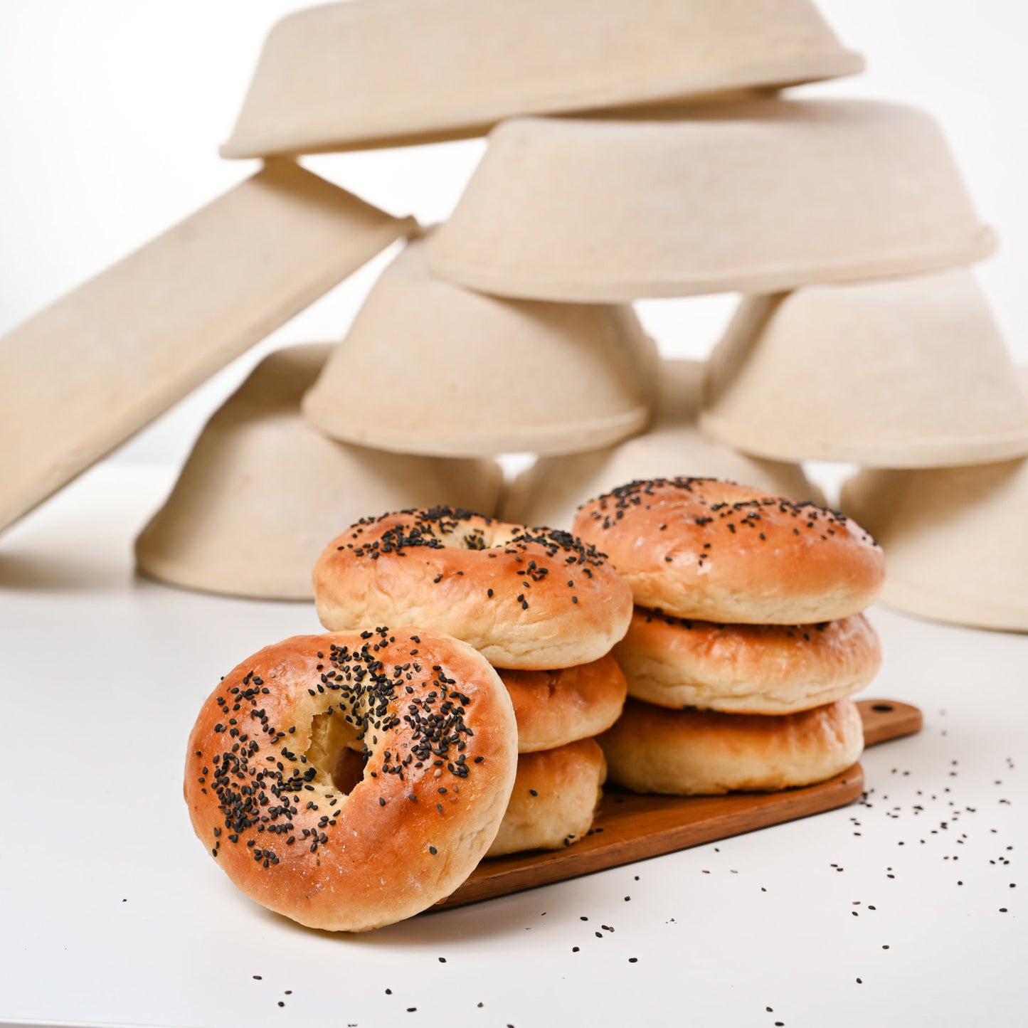 Brioche bagels (x5)
