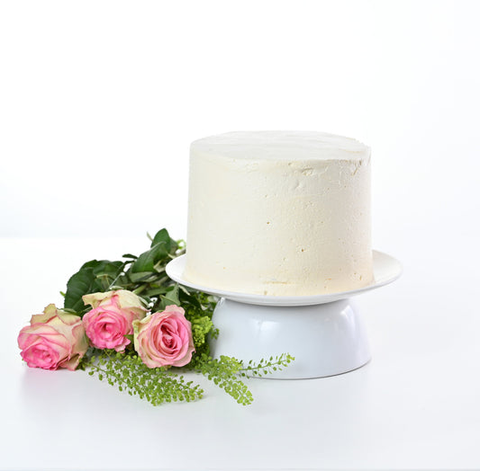 Simply White Wedding Cake